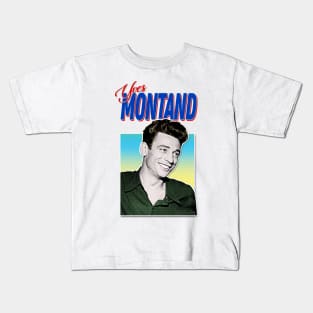 Yves Montand ∆ 80s Style Retro Design Kids T-Shirt